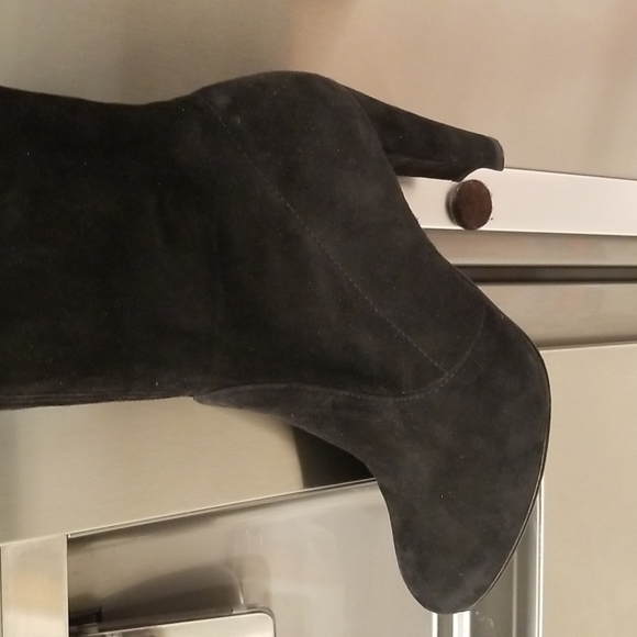 💕STUART WEITZMAN💕 Highland Suede Over-the-Knee Boots ~ Black 8.5 - Picture 10 of 16